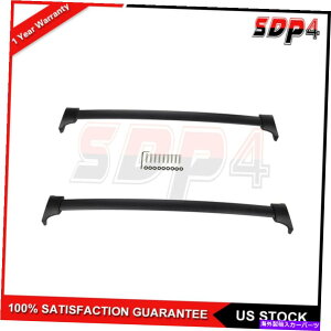 [tLA 2016-2018z_pCbgyA[tbNNXo[ubN[NXo[A~jE For 2016-2018 Honda Pilot Pair Roof Rack Cross Bar Black Rails Crossbar Aluminum