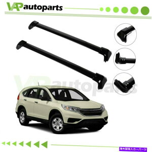 [tLA 2012-2016 Honda CRV CR-VA~jEubN[tNXo[Cargo RackyA For 2012-2016 Honda CRV CR-V Aluminum Black Roof Top Cross Bars Cargo Rack pair