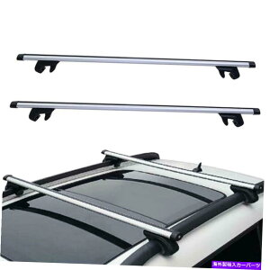 [tLA 48 "J[jo[Tgbv[tbNNXo[ווLA[ +bN 48" Car Universal Top Roof Rack Cross Bar Luggage Cargo Carrier Rails + lock