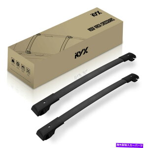[tLA XotHX^[2014-2018ubNUSÃNXo[o[W[tbN[LA Cross Bar Baggage Roof Rack Rail Carrier For Subaru Forester 2014-2018 Black USA