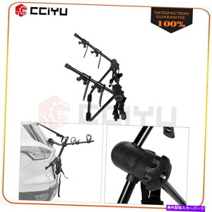 [tLA A~jEjo[T2A]Ԏ]ԃ[tbN Aluminum Universal 2 rear Bicycle bike Roof Rack For all car carrier-iron black