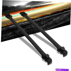 [tLA 15-19̂߂̍[tbNו/ݕ[NXo[o[ Black Roof Rack Luggage/Cargo Rail Crossbar Bar For 15-19 Jeep Renegade SOHC