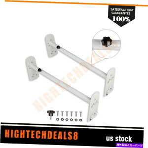 [tLA jo[To_[bNX`[[tgbvNX2o[\wr[f[eB700lb Universal Van Ladder Rack Steel Roof Top Cross 2 Bar Adjustable Heavy Duty 700Lb