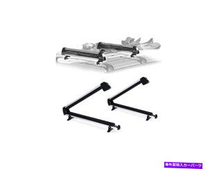 [tLA J[bNLAXL[J[bNA~jEjo[TXL[[tbN6yASKɓK܂ Car Rack & Carrier Ski Car Rack Aluminum Universal Ski Roof Rack Fits 6 Pairs Sk