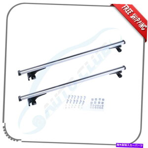 [tLA jo[Tgbv[tbNNXo[Vo[ɃtBbg܂ Fits Universal Top Roof Rack Cross Bars Silver