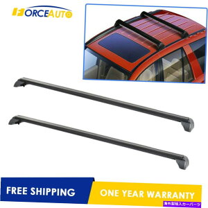 [tLA 02-07T^[Vue OEM[t[̂߂2{̃gbvוL[[tbNNXo[ 2X Top Luggage Carrie Roof Rack Cross Bar For 02-07 Saturn Vue OEM Roof Rails