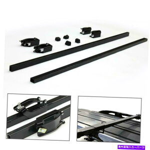 [tLA 48 ''jo[Tgbv[tbNNXo[ווLA̓gbNSUVɓK܂ 48'' Universal Top Roof Rack Cross Bar Luggage Cargo Carrier Fits Truck and SUV