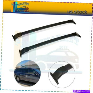 [tLA 11-17̃z_IfbZC[tbNNXo[ubNוLAV2pcs For 11-17 Honda Odyssey Roof Rack Cross Bar Black Luggage Carrier NEW 2pcs