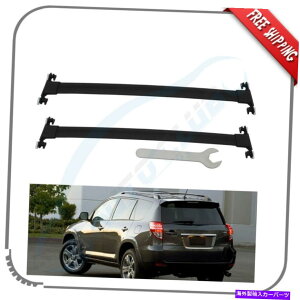[tLA yANXo[ɓKg^RAV4 2009-2013LA[tbNubNNXo[USA Pair Crossbar Fits TOYOTA RAV4 2009-2013 Carrier Roof Rack Black Cross Bars USA