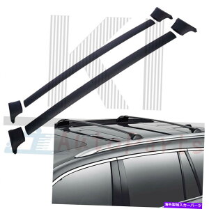 [tLA 2016-2021z_pCbĝ߂̃ZbgiyAj[tbNA~jENXo[ubN Set (Pair) Roof Top Rack Aluminum Cross Bar Black For 2016-2021 Honda Pilot