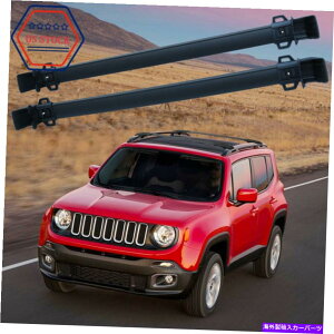 [tLA וbNNXo[ݕ^Ǝ҃A~jEVtBbgW[vlQ[h2015-2019 Luggage Rack Cross Bars Cargo Carrier Aluminum New Fits Jeep Renegade 2015-2019