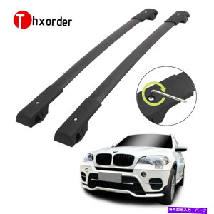 [tLA BMW X5 E70 2007-2013ijɓK[tbNTCh[NXo[ Roof Rack Side Rails Cross Bars Fit for BMW X5 E70 2007-2013 (black)