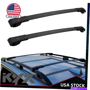 [tLA 2014-2018̃NXo[o[W[tbN[LA Cross Bar Baggage Roof Rack Rail Carrier For 2014-2018 Subaru Forester Black US