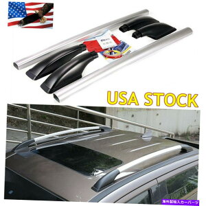 [tLA ԗp̃gbvbN43 "110cm[t[TCho[A~jELȂ Top Rack For Car 43" 110cm Roof Rails Side Bar Aluminum Alloy Carrier Decoration