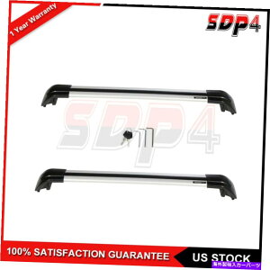 [tLA tBbg2010-2018tHNX[QVWeBOAgbv[tbNVo[NXo[וZbg Fit 2010-2018 Volkswagen VW Tiguan Top Roof Rack Silver Cross Bars Luggage Set