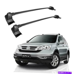 [tLA 2007-2011̍OEX^C̃gbv[bNNXo[LA Black Roof OE Style Top Rail Rack Cross Bars Carrier For 2007-2011 Honda CRV