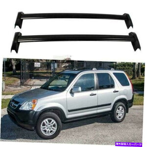 [tLA 110lb/50kgLpVeB[tbNNXo[NXo[tBbgz_CRV CR-V 02-06ubN 110lb/50kg Capacity Roof Rack Crossbars Cargo Fit For Honda CRV CR-V 02-06 Black
