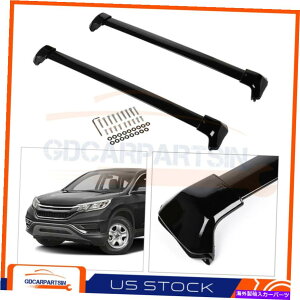 [tLA 2012-2016z_CRV CR-V[tbNNXo[ubN[A~jEo[USA Fits 2012-2016 Honda CRV CR-V Roof Rack Cross Bars Black Rails Aluminum Bar USA