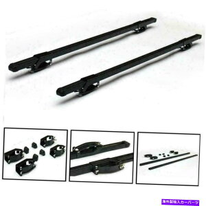 [tLA 2PCS 48 "bNƃL[t̃jo[TACA[tbNJ[LA[tbN 2pcs 48" Universal Iron Roof Racks with Locks and Keys Car Carriers Roof Racks