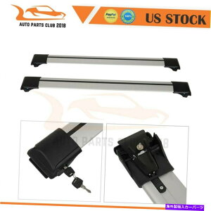 [tLA 2013-2018 Toyota Rav4A~jEJ[gbv[tbNNXo[וLA For 2013-2018 Toyota RAV4 Aluminum Car Top Roof Rack Cross Bar Luggage Carrier