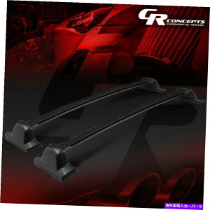 [tLA yAubNA~jEOEX^C[tbN/[gbvNXo[07-11z_CRV PAIR BLACK ALUMINUM OE STYLE ROOF RACK/RAIL TOP CROSSBAR FOR 07-11 HONDA CRV