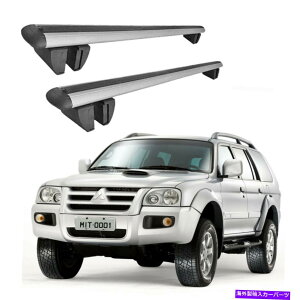 [tLA pWFX|[c2008 2012[tbNNXo[bN\ȉוLAVo[ for Pajero Sport 2008 2012 Roof Rack Cross Bars Lockable Luggage Carrier Silver