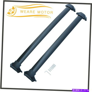 [tLA 17-19z_CRV̂߂̃A~jEgbv[tbN[NXo[ݕוLA Aluminum Top Roof Rack Rail Crossbar Cargo Luggage Carrier For 17-19 Honda CRV