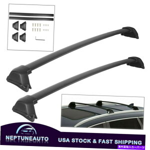 ルーフキャリア 2017-20ホンダCRV CR-V 1.5Lの2xトップレールクロスバーキャリア荷物ルーフラック 2X Top Rail Cross Bar Carrier Luggage Roof Rack for 2017-20 Honda CRV CR-V 1.5L