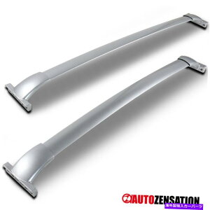 [tLA 13-18YpXt@C_[[tbNgbv[Vo[NXo[וLA Fit 13-18 Nissan Pathfinder Roof Rack Top Rail Silver Cross Bars Luggage Carrier
