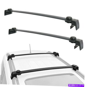 ルーフキャリア 2017-2019の2倍のトップルーフラッククロスバークロスバージープコンパス荷物キャリア 2x Top Roof Rack Crossbars Cross Bars For 2017-2019 Jeep Compass Luggage Carrier