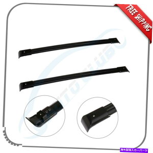 [tLA 2005-2010z_IfbZC[tbNNXo[ubN2o[וLA Fits 2005-2010 Honda Odyssey Roof Rack Cross Bar Black 2-Bar Luggage Carrier