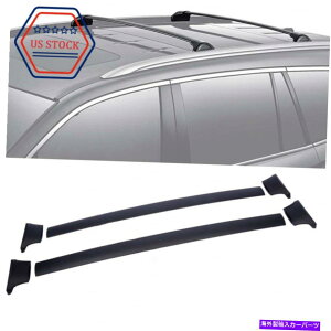 [tLA HX^C̃[tbNA~jENXo[ubNtH[z_pCbg2016-2021 Factory Style Roof Rack Aluminum Cross Bar Black For Honda Pilot 2016-2021
