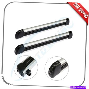 [tLA XL[Xm[{[hLAz_[p̃jo[TNXo[2o[[tbNw/L[ Universal Cross Bar 2-Bar Roof Rack For Ski Snowboard Carrier Holder w/Key