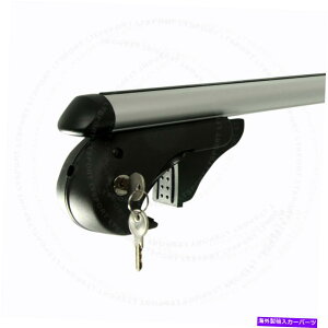 ルーフキャリア フィットフォードルーフラックキーロッククロスバー48 "トップレールマウント荷物ホルダー613 Fit Ford Roof Rack Key Lock Cross Bar 48" Top Rail Mount Luggage Holder 613