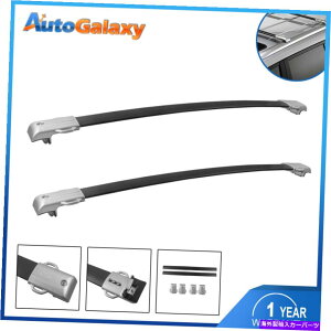 [tLA 2010-2021NTXGX460̃Vo[ווLA[tbNNXo[ Pair Silver Luggage Cargo Carrier Roof Rack Cross Bars For 2010-2021 Lexus GX460