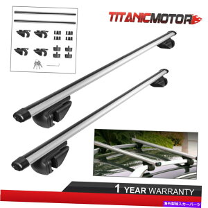 [tLA 2xjo[T[tbN}bNX44 "TCh[175|hp̒\ȃNXo[ 2x Universal Roof Rack Adjustable Crossbar For Max 44" Side Rails Width 175lbs