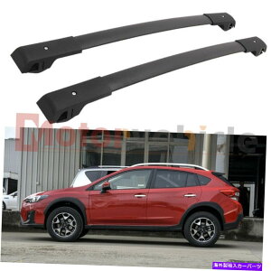[tLA 2 PCS US Subaru XV CrossTrek 2018-2022[tbN[p̃ubNNXo[ 2 PCS US Stock Black Cross Bars for Subaru XV Crosstrek 2018-2022 Roof Rack Rail