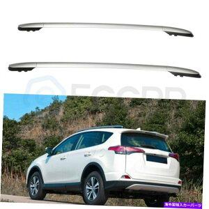[tLA g^RAV4 4DR 2018 2X[tbNTCh[o[yAVo[o[WJ[S For Toyota RAV4 4Dr 2018 2X Roof Rack Side Rail Bar Pair silver baggage cargo