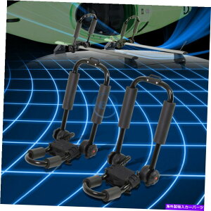 [tLA pE_[R[eBO܂肽ݐ܂肽݃JbN/Jk[/T[t/Xm[{[hLA[tbN[Jo[ Powder Coated Foldable Kayak/Canoe/Surf/Snowboard Carrier Roof Rack Rail J-B
