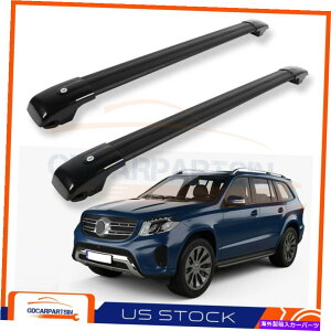 [tLA 2009-20152PCSZfXxcGLK 270 GLK350[tbNNXo[ubN[ 2Pcs For 2009-2015 Mercedes-Benz GLK 270 GLK350 Roof Rack Cross Bar Black Rails