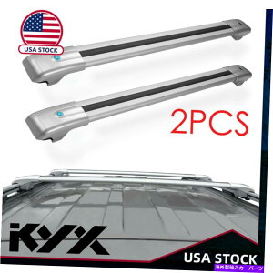 [tLA 2PCSJ[[tווbNNXo[tH[hGNXv[[2013-2015Vo[US 2PCS Car Roof Luggage Rack Cross Bars For Ford Explorer 2013-2015 Silver US