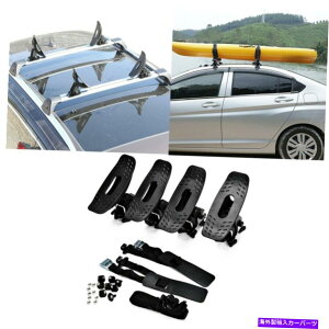 [tLA ACAEH[Yjo[TJbN{[gLAJk[z_[̂قƂǂ̃NXo[[tbN Ironwalls Universal Kayak Boat Carrier Canoe Holder for Most Cross Bar Roof Rack