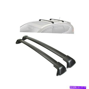 [tLA OEX^C̃ubN[tgbv[bN12-16z_CRVNXo[LA OE Style Black Roof Top Rail Rack For 12-16 Honda CRV Cross Bars Carrier