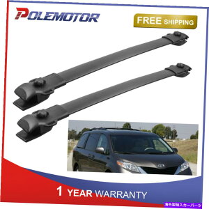 [tLA 11-20̉ݕ[tbNgbvNXo[LbgH̃[t[tg^VGi Cargo Roof Rack Top Cross Bar Kit For 11-20 Toyota Sienna with Factory Roof rail