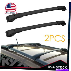 [tLA 2014-2021 Jeep Cherokee Aluminium US̎Ԃ̉̃NXo[וLA Car Roof Cross Bars Luggage Carrier For 2014-2021 Jeep Cherokee Aluminum US