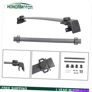 [tLA 2017N2019ÑW[vRpX2{̐VgbvוL[[tbNNXo[ 2X New Top Luggage Carrie Roof Rack Cross Bar For 2017-2019 Jeep Compass