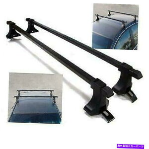 [tLA yA54 "jo[Tgbv[tbNNXo[SUVgbNW[vubNpו Pair 54" Universal Top Roof Rack Cross Bars Luggage For Car SUV Truck Jeep Black