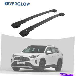 [tLA g^RAV4ɓKNXo[[tbN[2013-2018וו Cross Bar Roof Rack Rail Fit for Toyota RAV4 2013-2018 Luggage Baggage