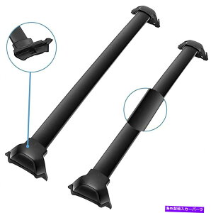 [tLA 2017- 2021z_CRV CR-V[tbN[NXo[̃ubNNXo[iyAj 2017- 2021 Black Crossbars for Honda CRV CR-V Roof Rack Rail Cross Bar (a pair)