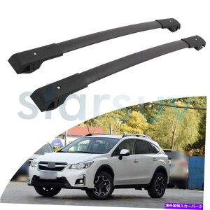 [tLA Subaru XV Crosstrek 2013-2017 Black Cross Bar Bargage Roof Rack RailLA For Subaru XV Crosstrek 2013-2017 Black Cross Bar Baggage Roof Rack Rail Carrier